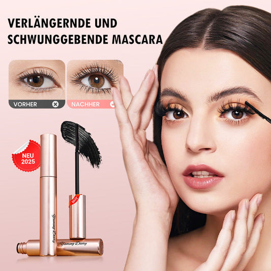 Kaufen 1 bekommen 1 gratis🔥[Wasserfest & wischfest] Verlängernde, kräuselnde & lang anhaltende Wimperntusche🔥