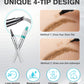 💕Kaufen Sie 2 und erhalten Sie 10% Rabatt✨3D-Wasserfester Microblading Augenbrauenstift mit 4-zackiger Spitze