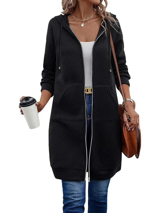 🎊Heißer Verkauf für eine begrenzte Zeit： Nur €16,99!!💕Damen Freizeit-Fleece-Hoodies mit Reißverschluss