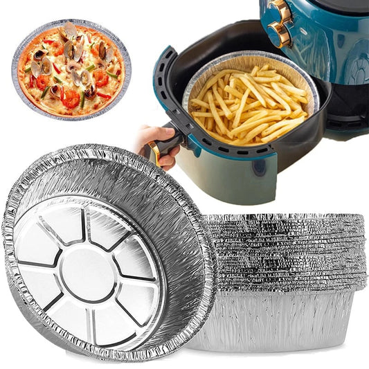 🍟KAUFEN SIE 2 UND ERHALTEN SIE ZUSÄTZLICH 10 % RABATT🍗10-teiliges Set wiederverwendbarer Airfryer-Einlagen aus Aluminiumfolie