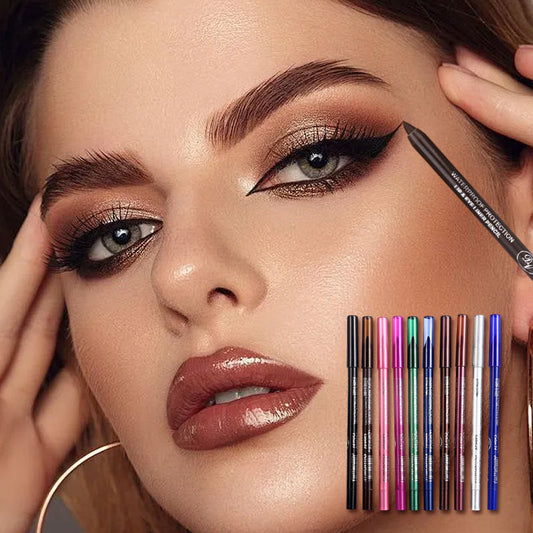 🎁Letzter Tag：Kaufen Sie 2 👉 10% sparen💕10 farbige Eyeliner-Gelstifte