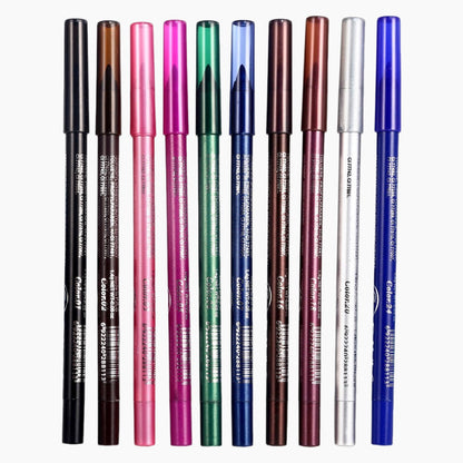 🎁Letzter Tag：Kaufen Sie 2 👉 10% sparen💕10 farbige Eyeliner-Gelstifte