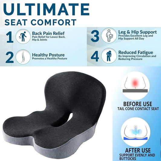 🎁Begrenzter Verkauf 37 % Rabatt🎁💺Rutschfester Sitz aus Memory-Schaumstoff