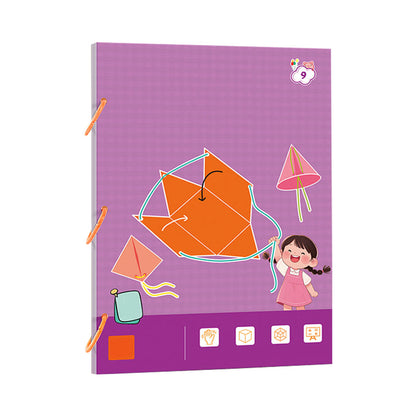 💛50% RABATT- Geschenke für Kinder-Pull String 3D Geometry Lernbuch💠