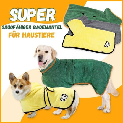 🚀Sommerschlussverkauf：49% Rabatt🐕 Super Saugfähiger Bademantel für Haustiere